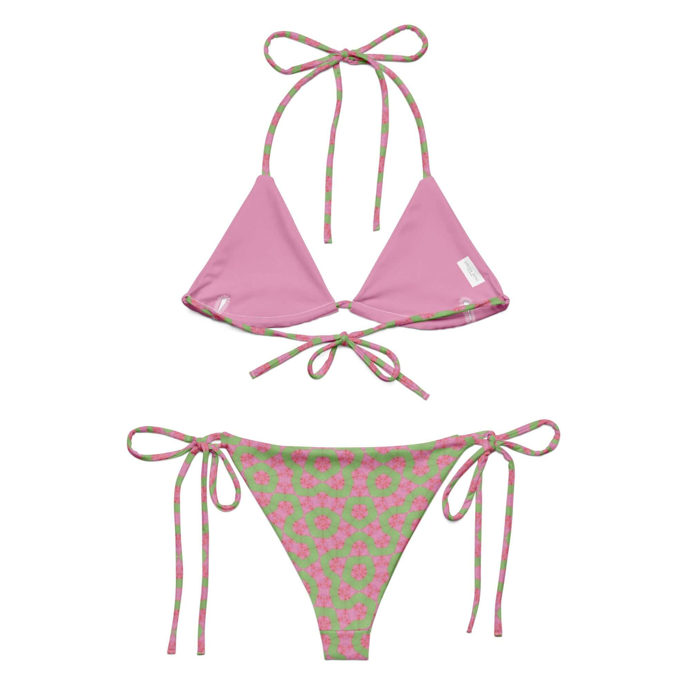 Stylish Flamingo Breeze Recycled Bikini at Design Dose