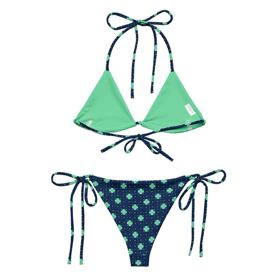 Clover Fields Recycled String Bikini - Stylish & Trendy at Design Dose