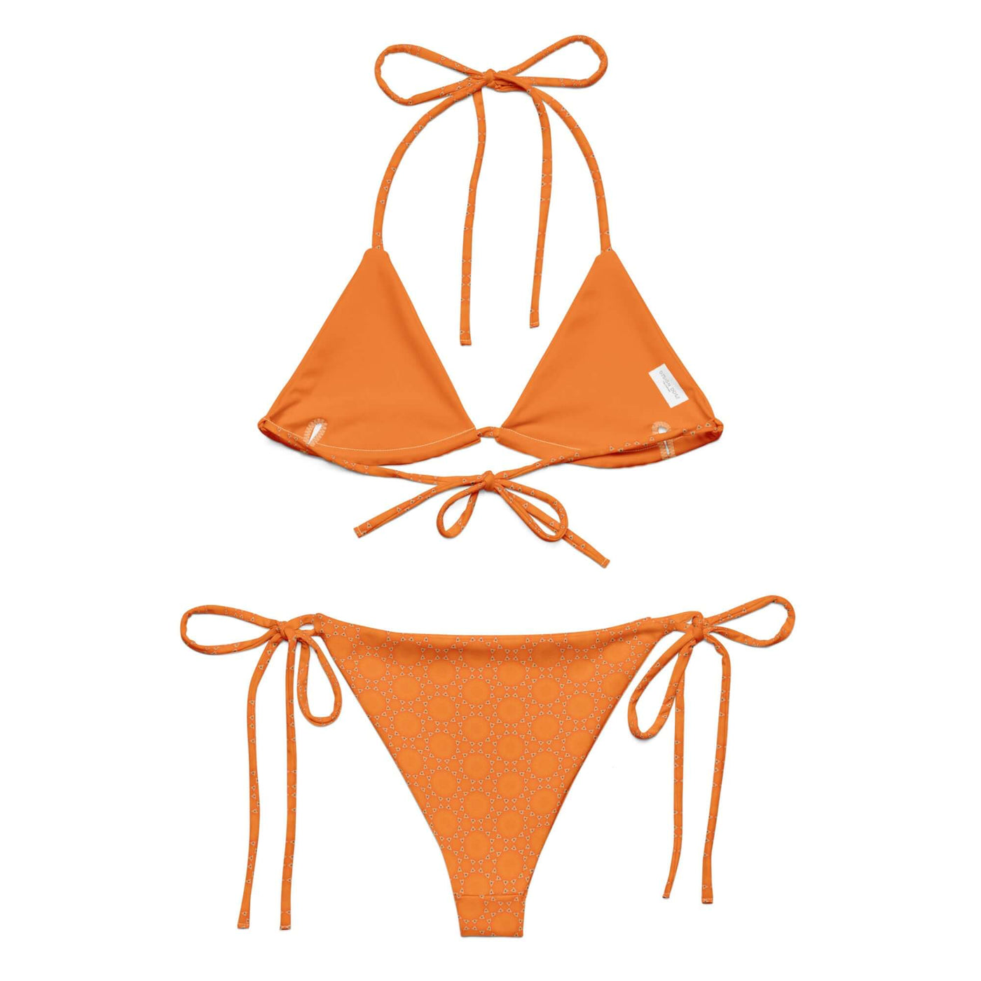 Sunburst Glam Recycled String Bikini at Design Dose