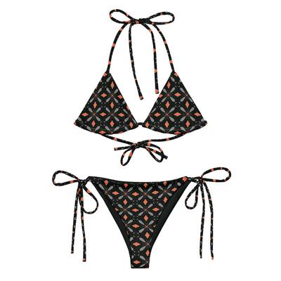 Noir Sunrise Recycled String Bikini | Trendy & Stylish at Design Dose