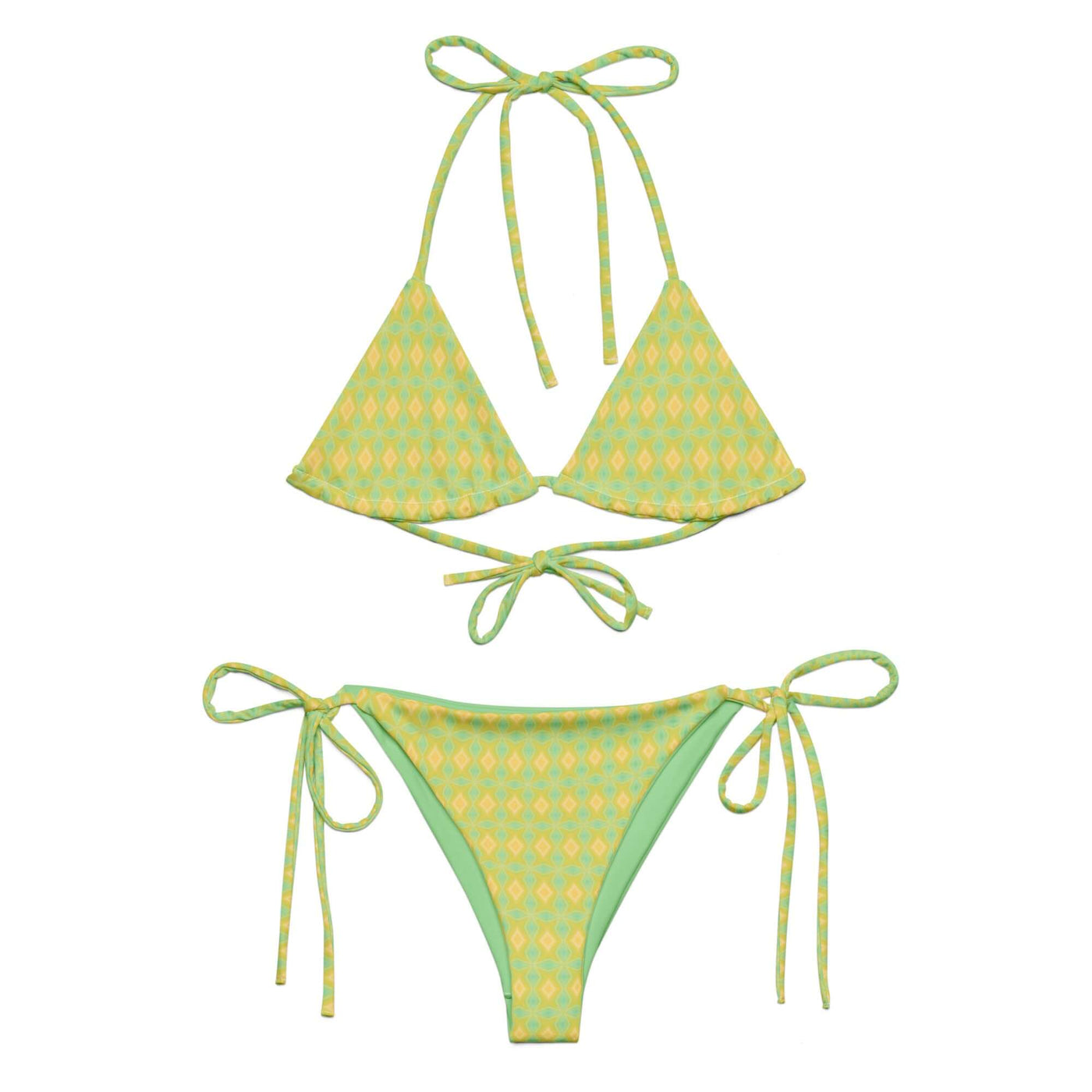 Lemon Fizz Print Bikini - Stylish & Trendy Swimwear at Design Dose