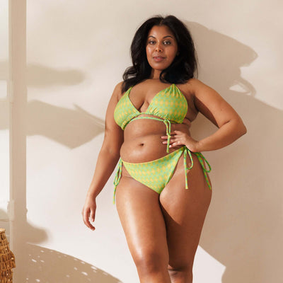 Lemon Fizz Print Bikini - Stylish & Trendy Swimwear at Design Dose