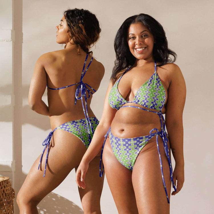 Lavender Haze Stylish Recycled Bikini at Design Dose