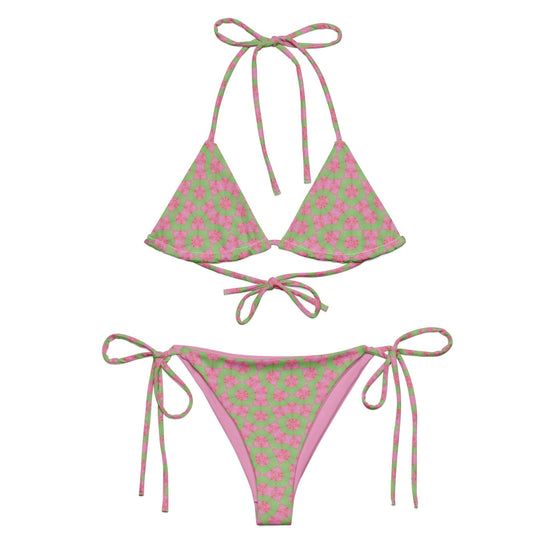 Stylish Flamingo Breeze Recycled Bikini at Design Dose