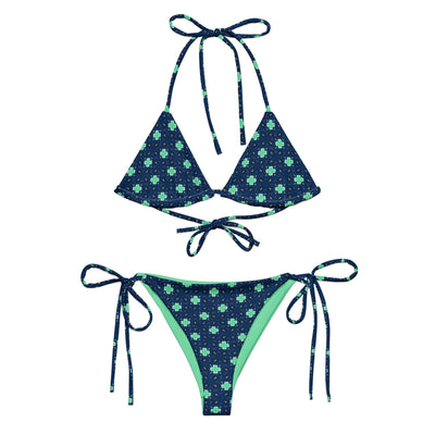 Clover Fields Recycled String Bikini - Stylish & Trendy at Design Dose