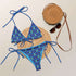 Blue Pulse Recycled Bikini - Soft, Stylish & Trendy at Design Dose