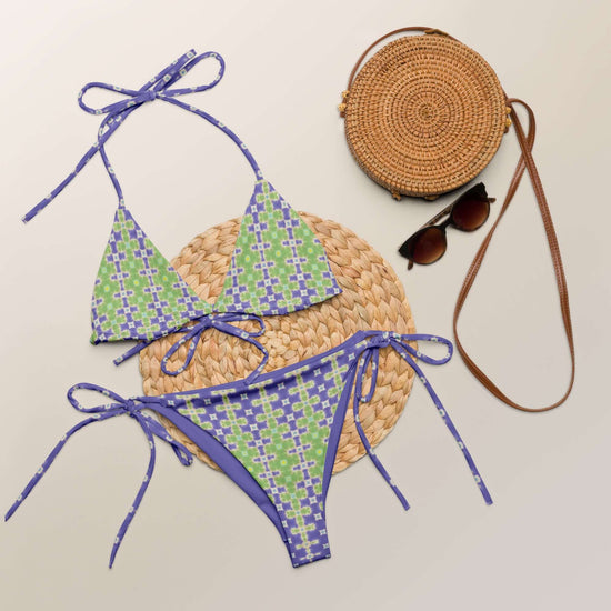 Lavender Haze Stylish Recycled Bikini at Design Dose