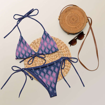 Floral Fusion Recycled Bikini - Stylish & Customizable at Design Dose