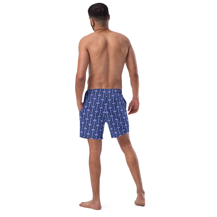 Serene Symmetry Recycled Swim Trunks | Stylish and Comfy at Design Dose