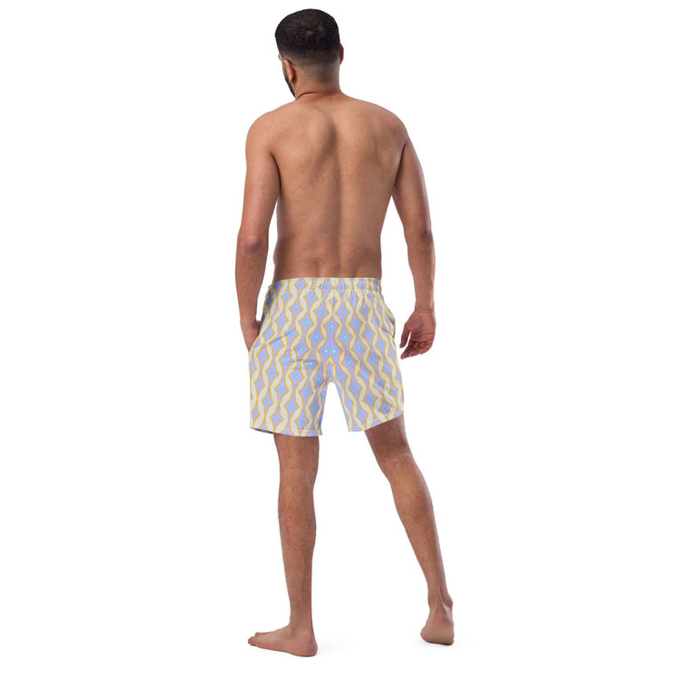 Pastel Paradise Recycled Swim Trunks at Design Dose