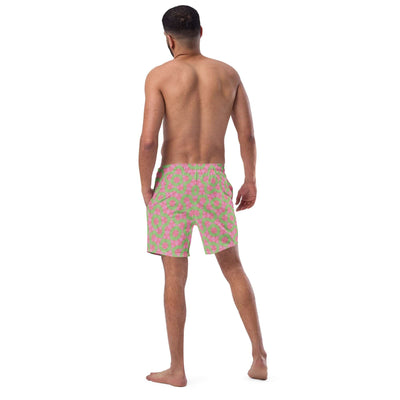 Flamingo Breeze Stylish Recycled Swim Trunks at Design Dose