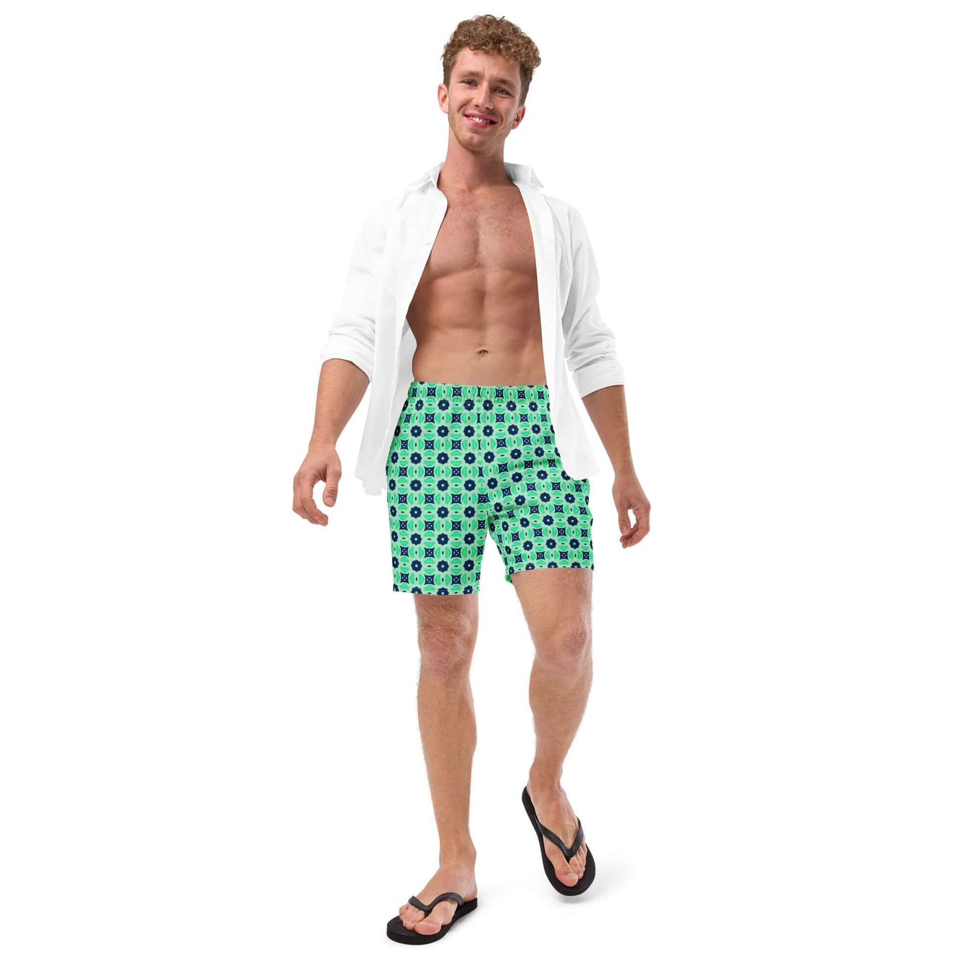 Minted Echoes Stylish Recycled Swim Trunks at Design Dose