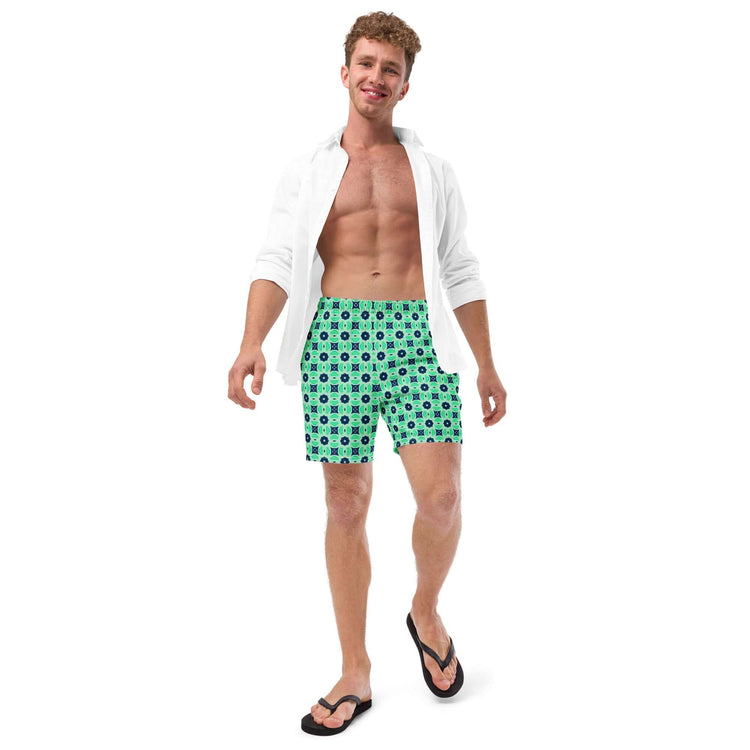 Minted Echoes Stylish Recycled Swim Trunks at Design Dose