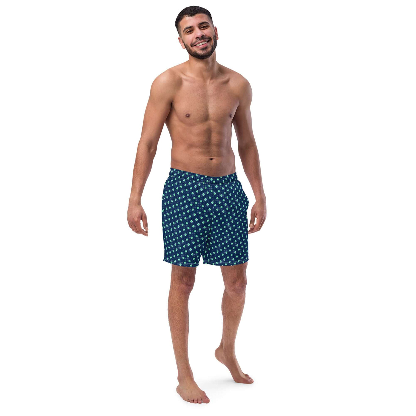 Clover Fields Recycled Swim Trunks | Stylish & Quick-Drying at Design Dose