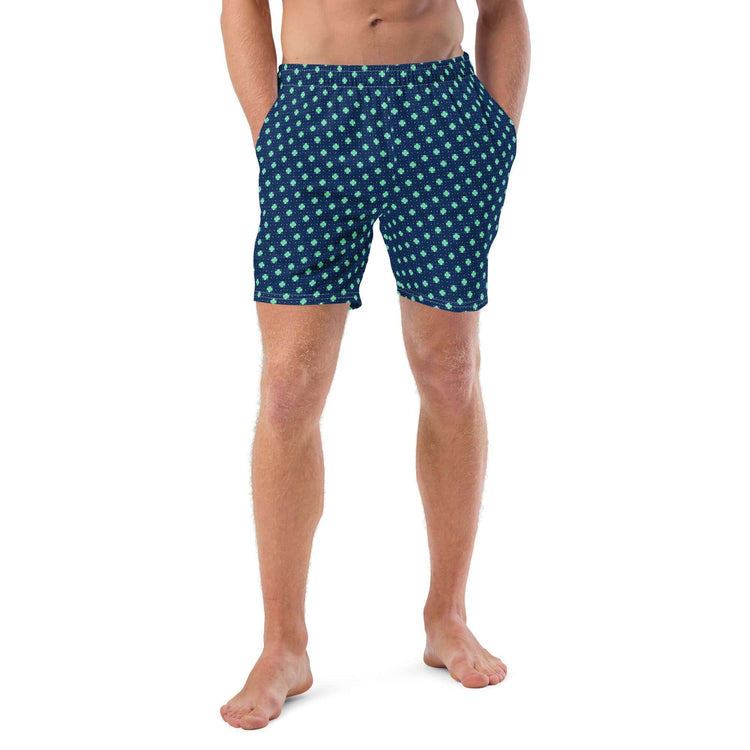 Clover Fields Recycled Swim Trunks | Stylish & Quick-Drying at Design Dose