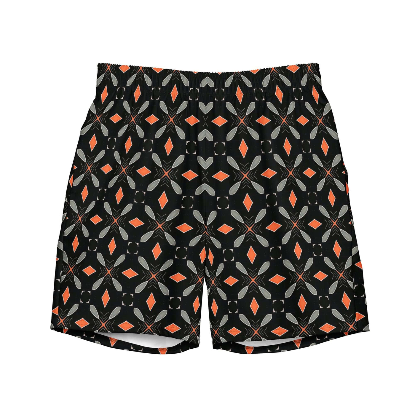 Noir Sunrise Trendy Recycled Swim Trunks at Design Dose