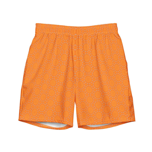 Sunburst Glam Recycled Swim Trunks at Design Dose