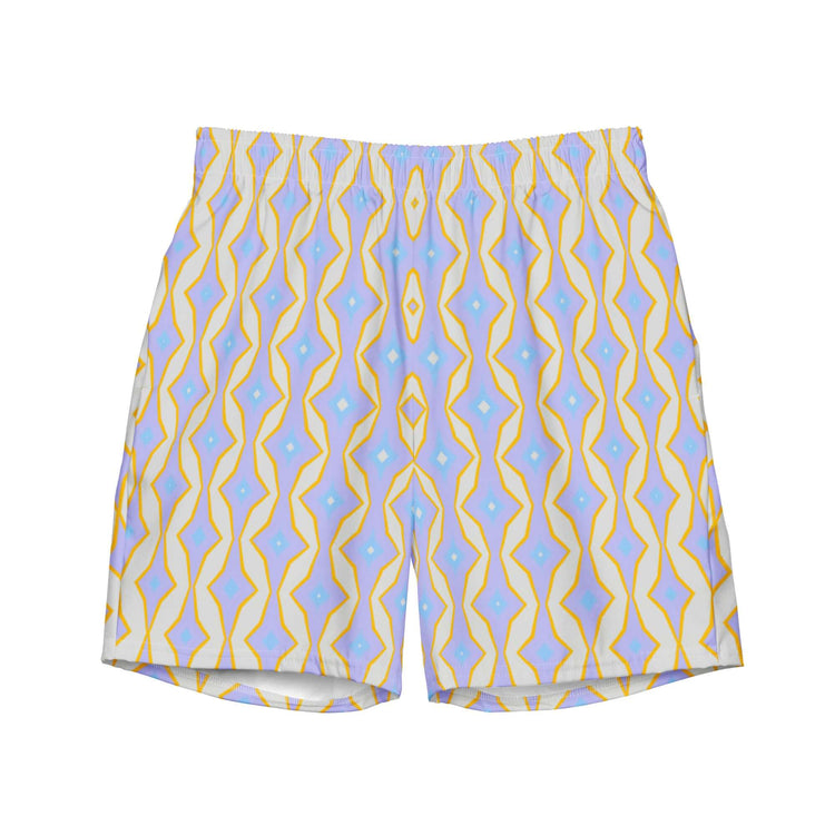 Pastel Paradise Recycled Swim Trunks at Design Dose