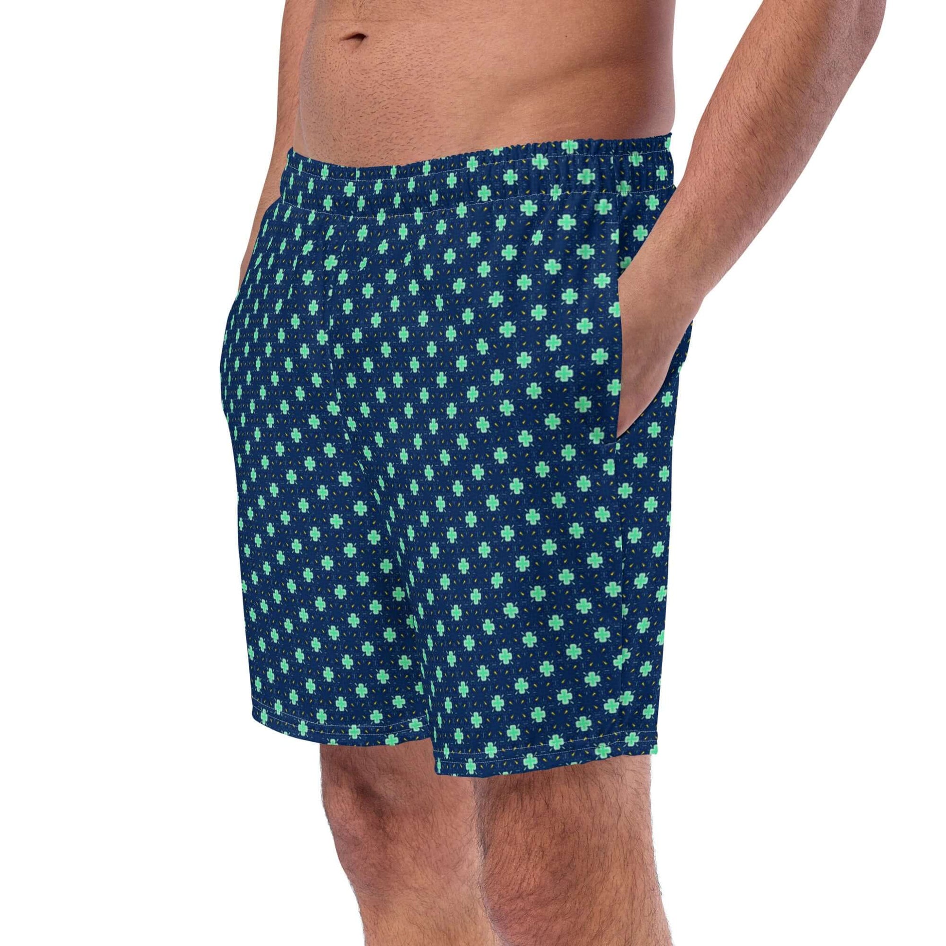 Clover Fields Recycled Swim Trunks | Stylish & Quick-Drying at Design Dose