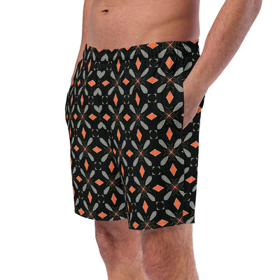 Noir Sunrise Trendy Recycled Swim Trunks at Design Dose