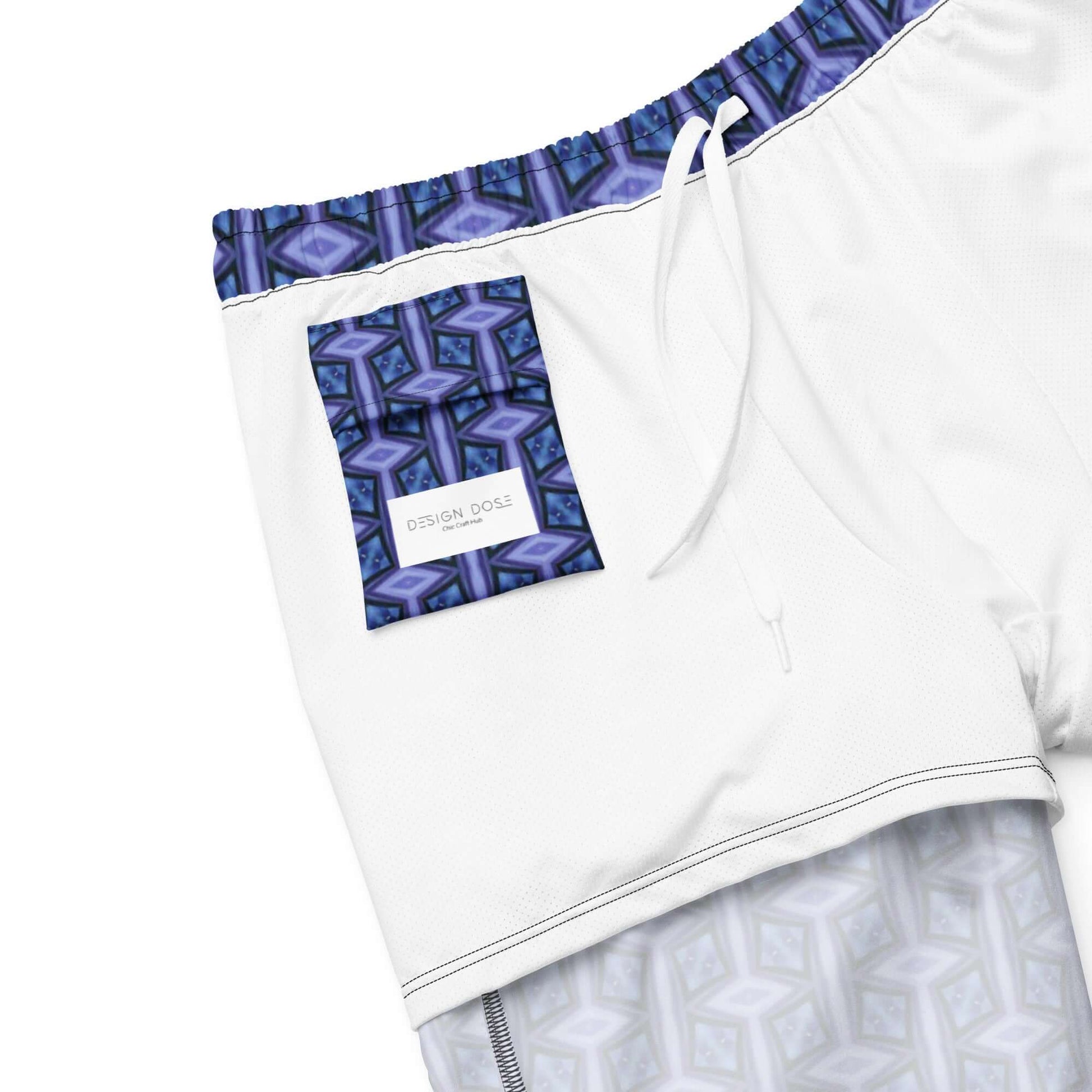 Serene Symmetry Recycled Swim Trunks | Stylish and Comfy at Design Dose