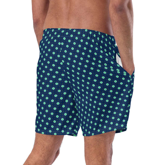 Clover Fields Recycled Swim Trunks | Stylish & Quick-Drying at Design Dose