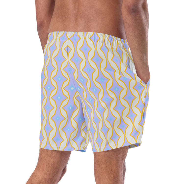 Pastel Paradise Recycled Swim Trunks at Design Dose