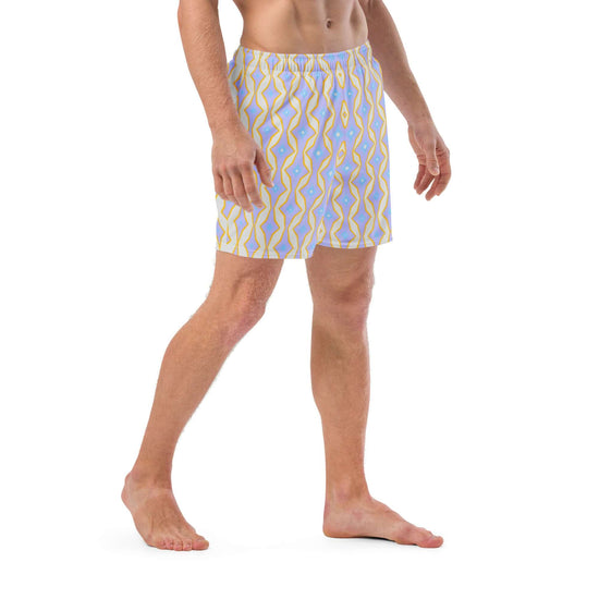 Pastel Paradise Recycled Swim Trunks at Design Dose