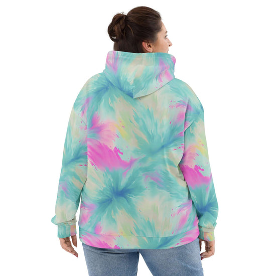 Funky Flow Unisex Hoodie - Trendy Tie Dye Design at Design Dose