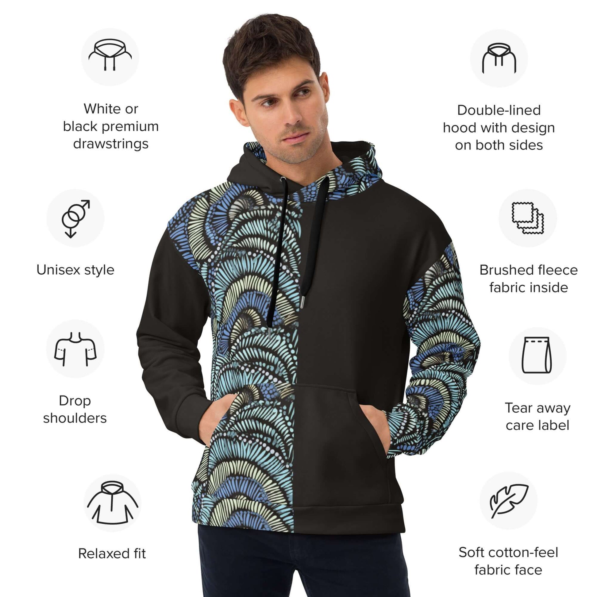 Batik Beauty Unisex Hoodie: Stylish Comfort at Design Dose