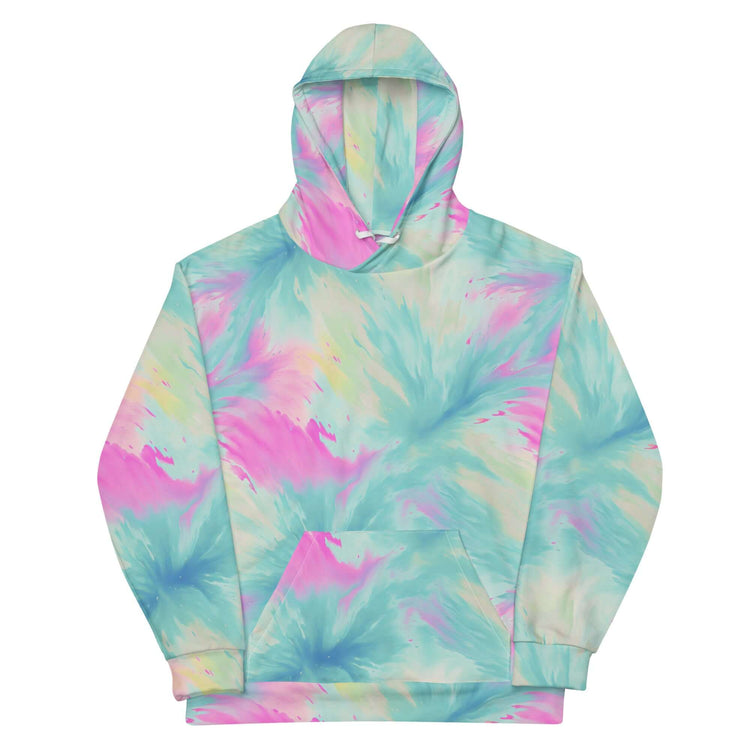 Funky Flow Unisex Hoodie - Trendy Tie Dye Design at Design Dose