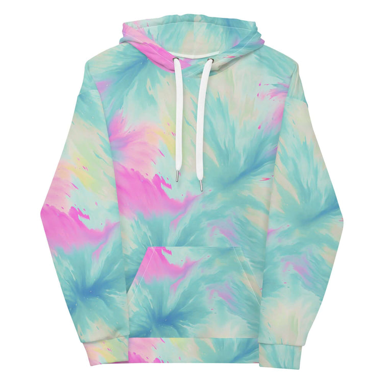 Funky Flow Unisex Hoodie - Trendy Tie Dye Design at Design Dose