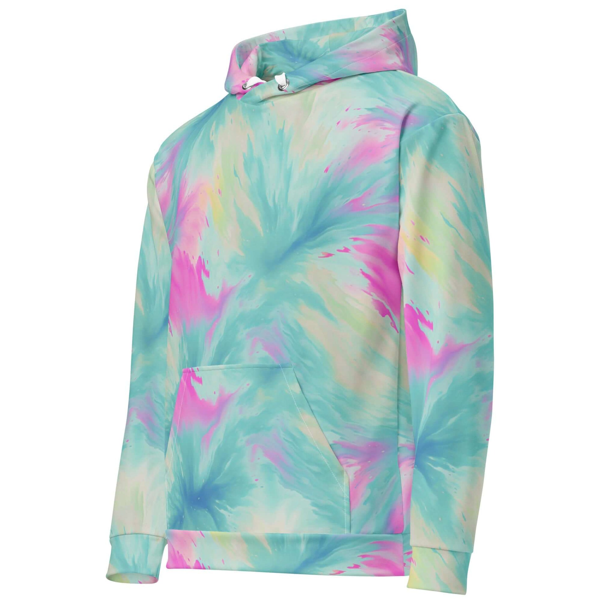 Funky Flow Unisex Hoodie - Trendy Tie Dye Design at Design Dose