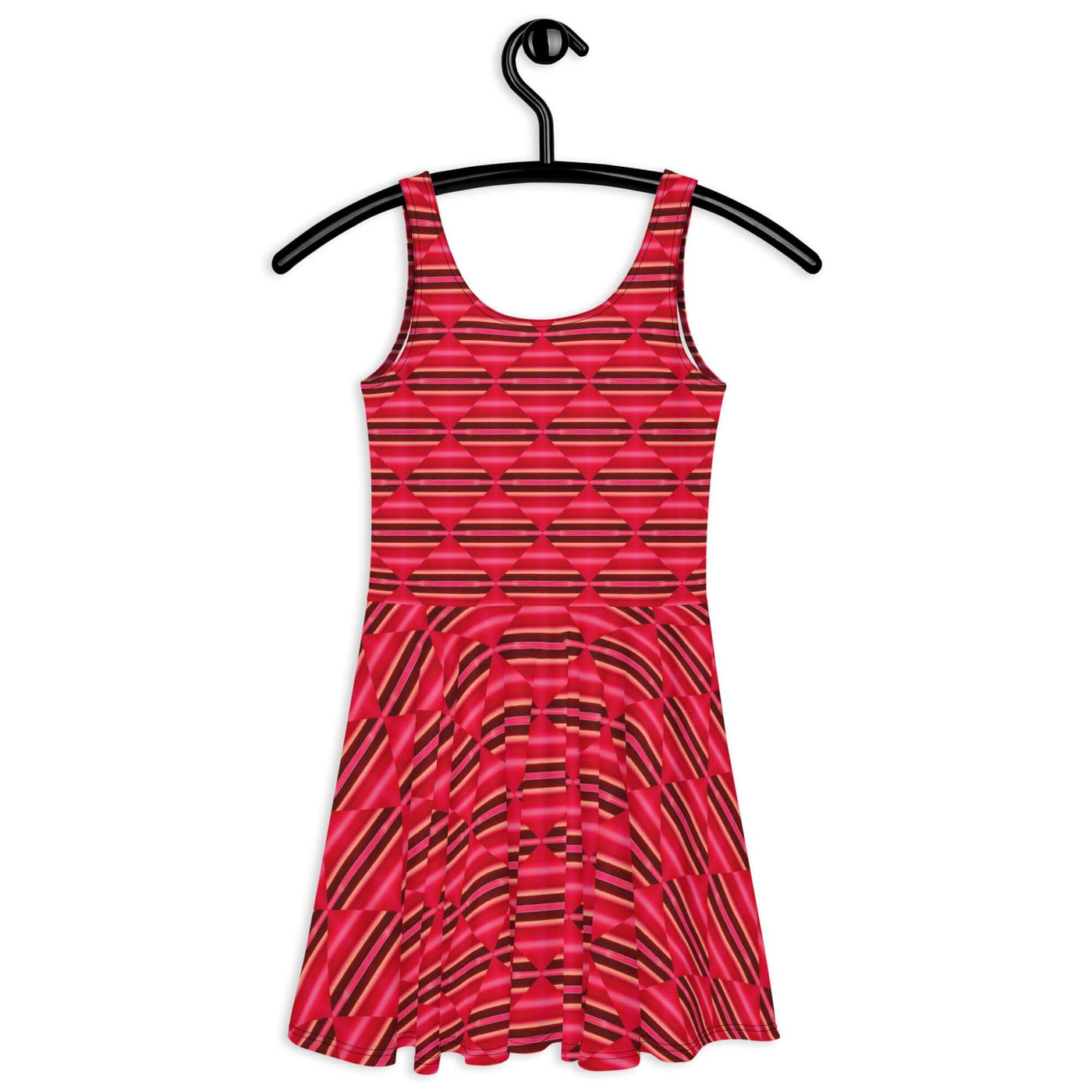 Ruby Cascade Skater Dress - Stylish & Comfortable at Design Dose