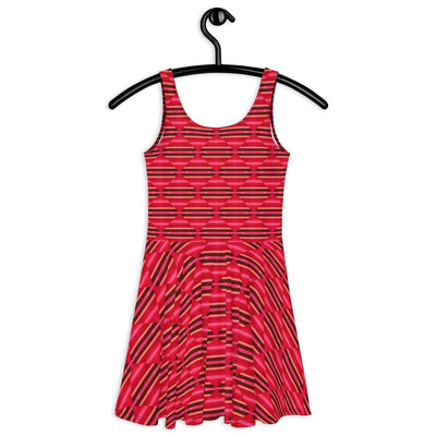 Ruby Cascade Skater Dress - Stylish & Comfortable at Design Dose