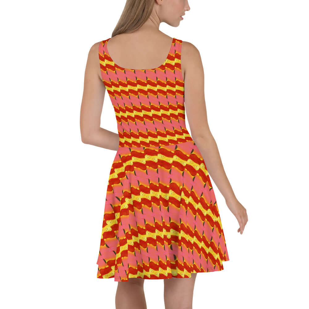 Free Spirit Skater Dress - Flared & Stylish at Design Dose