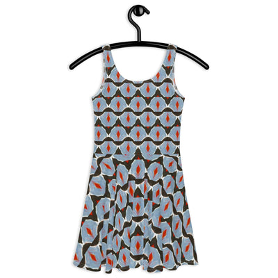 Cosmic Clash Skater Dress - Stylish & Comfy at Design Dose