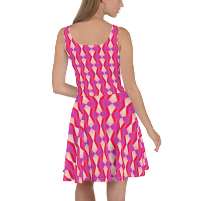 Rippled Romance Skater Dress – Flared Fun! at Design Dose