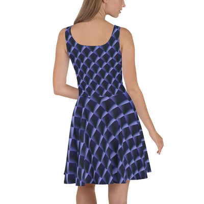 Indigo Dance Skater Dress - Stylish & Comfortable at Design Dose