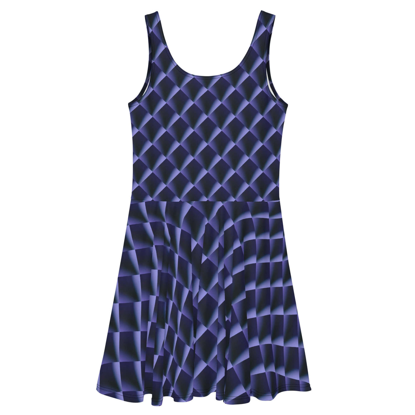 Indigo Dance Skater Dress - Stylish & Comfortable at Design Dose