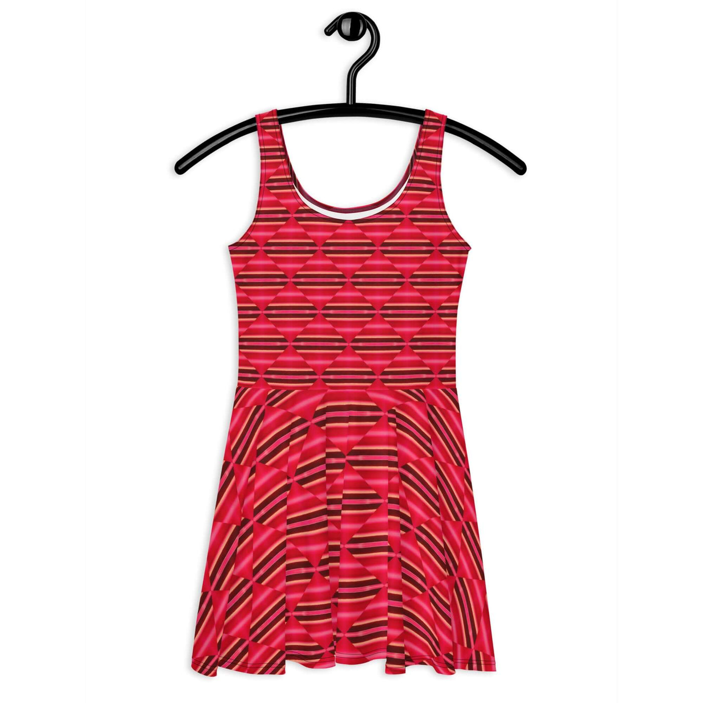 Ruby Cascade Skater Dress - Stylish & Comfortable at Design Dose