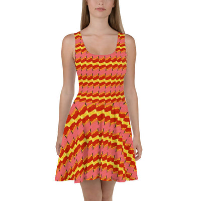 Free Spirit Skater Dress - Flared & Stylish at Design Dose