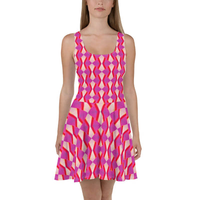 Rippled Romance Skater Dress – Flared Fun! at Design Dose