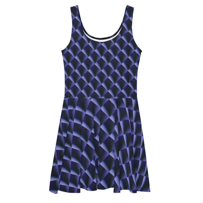 Indigo Dance Skater Dress - Stylish & Comfortable at Design Dose