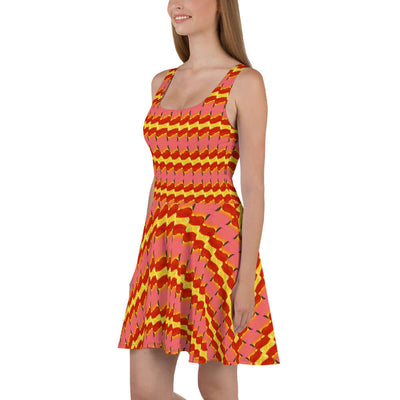 Free Spirit Skater Dress - Flared & Stylish at Design Dose