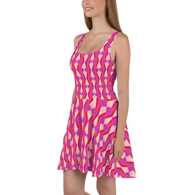 Rippled Romance Skater Dress – Flared Fun! at Design Dose