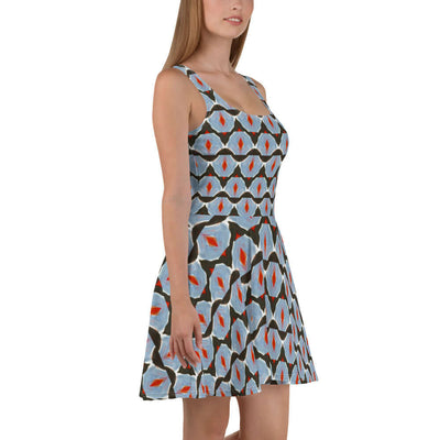 Cosmic Clash Skater Dress - Stylish & Comfy at Design Dose