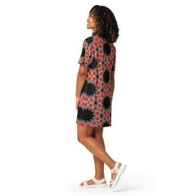 Exotic Flair T-shirt Dress – Versatile & Eye-Catching at Design Dose