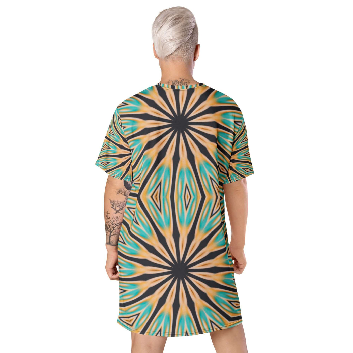 Penrose Palette T-shirt Dress - Unique & Versatile at Design Dose