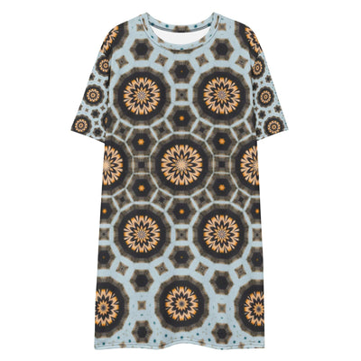 Onyx Ocean T-shirt Dress - Eye-Catching & Versatile at Design Dose